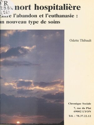 cover image of La mort hospitalière